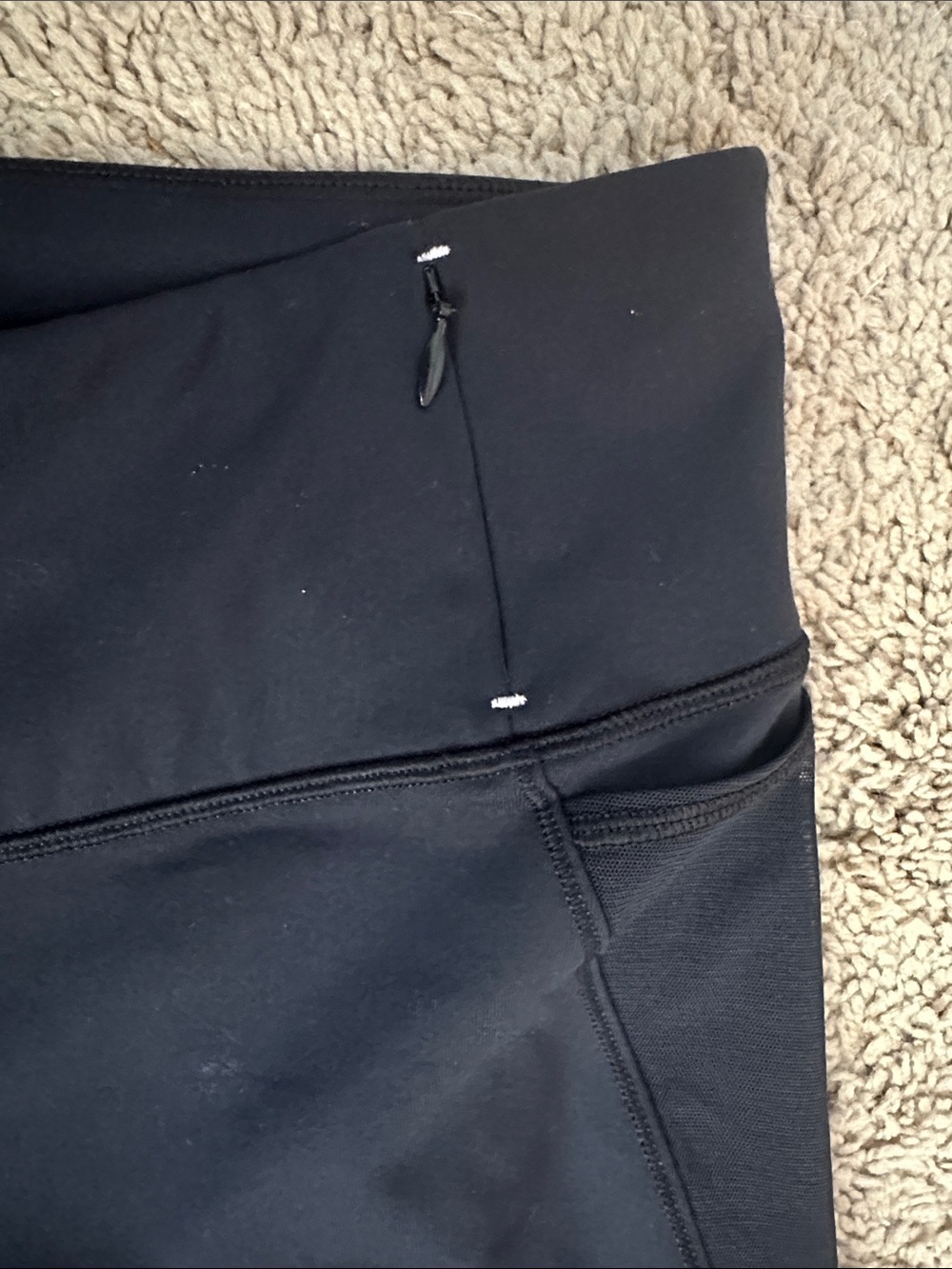 Calia By Carrie Underwood Black High-Waist Mesh Bottom Capri Leggings Size L - Picture 3 of 6